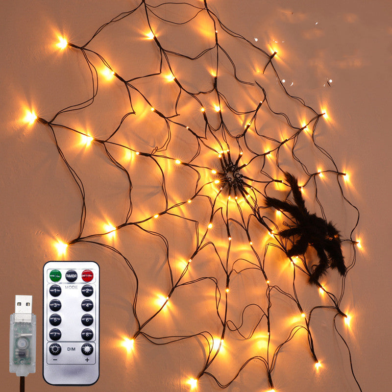 Halloween Led Spider Web