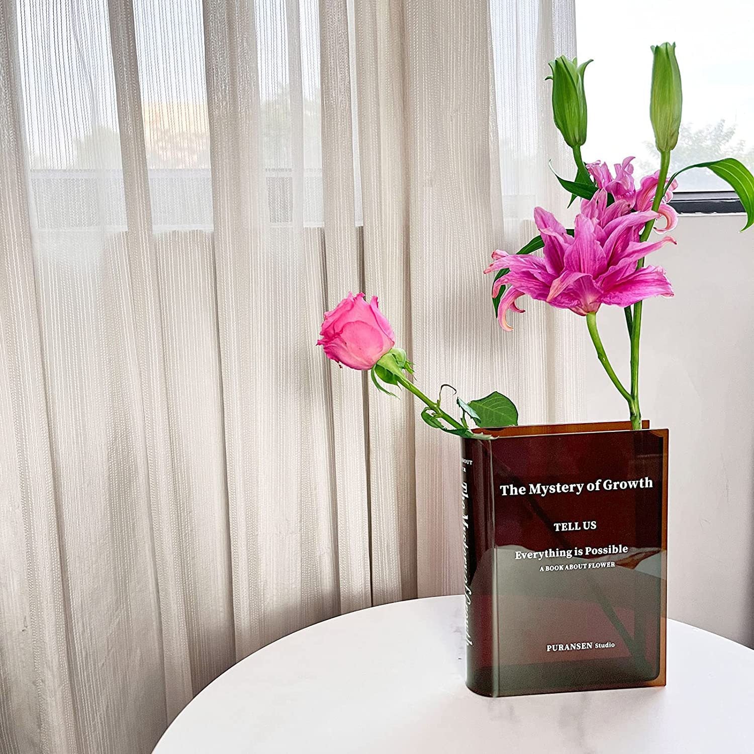 Acrylic Book Vase