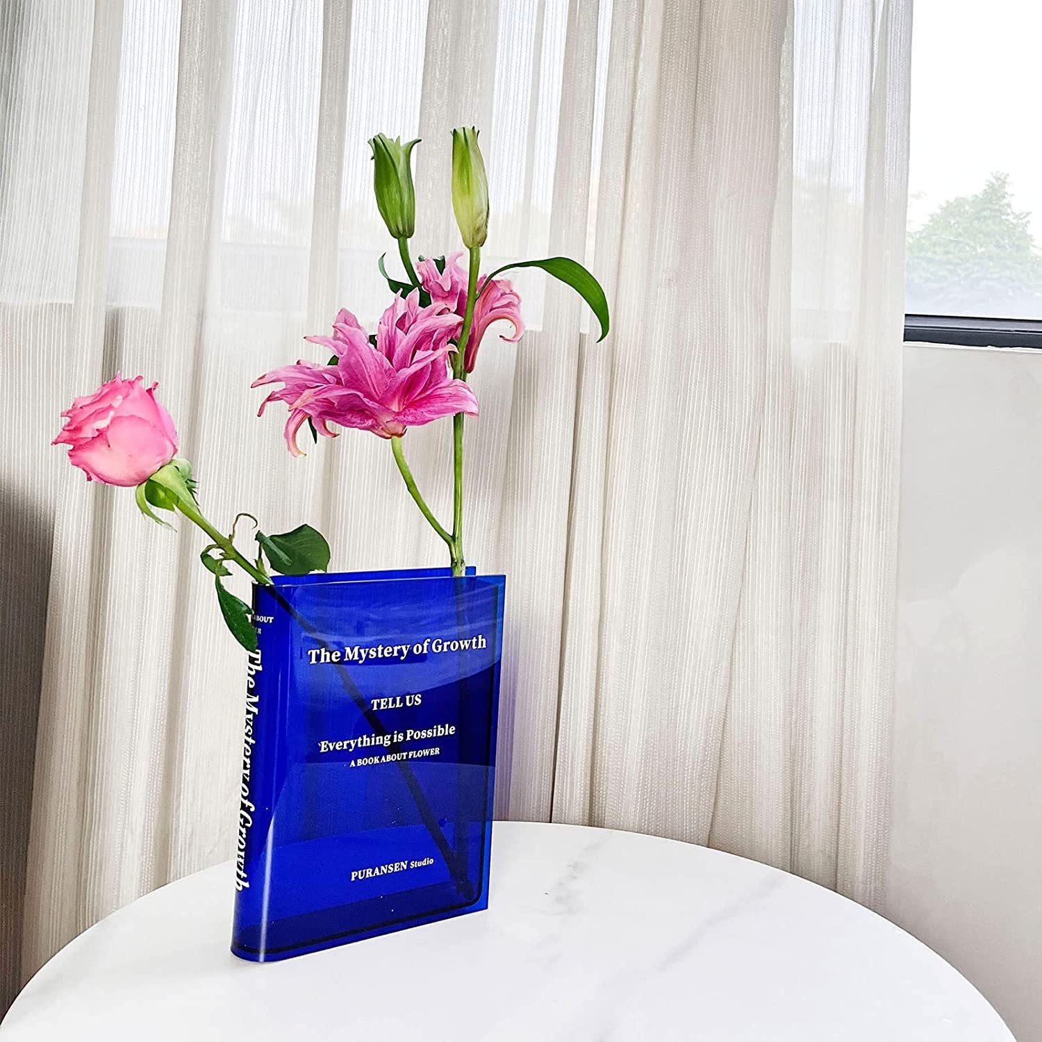 Acrylic Book Vase